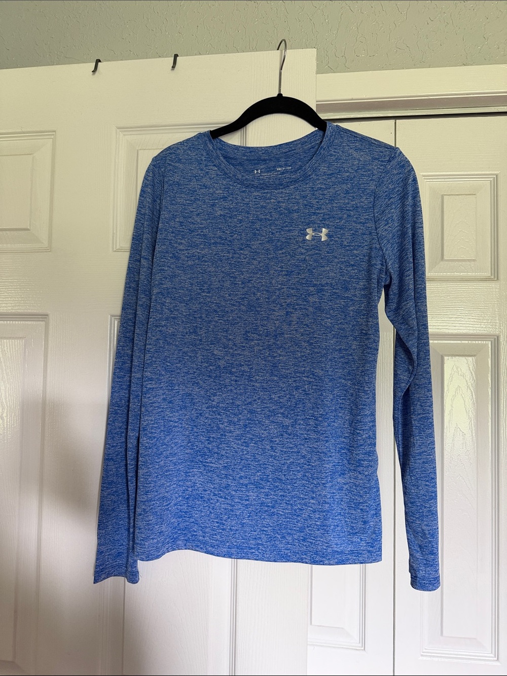Under Armour Blue Heather Long Sleeve Training Shirt